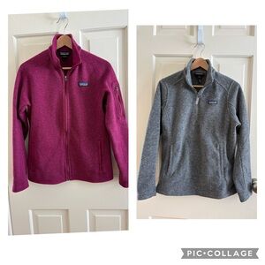 PATAGONIA FLEECE LOT OF (2) MEDIUM SWEATER JACKET